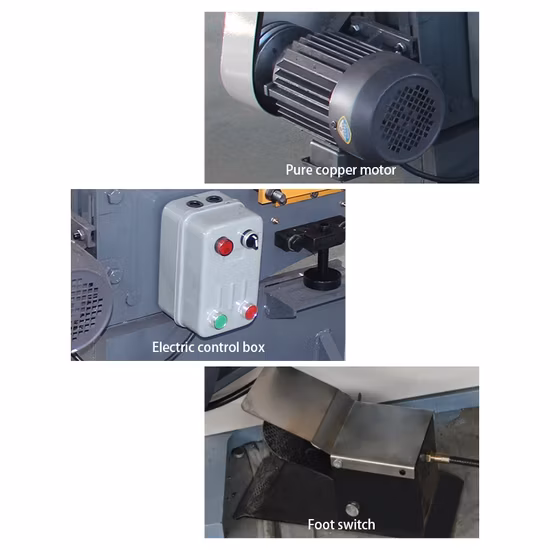 Máquina cortadora de punzón de corte de acero con canal de hierro y ángulo de acero redondo